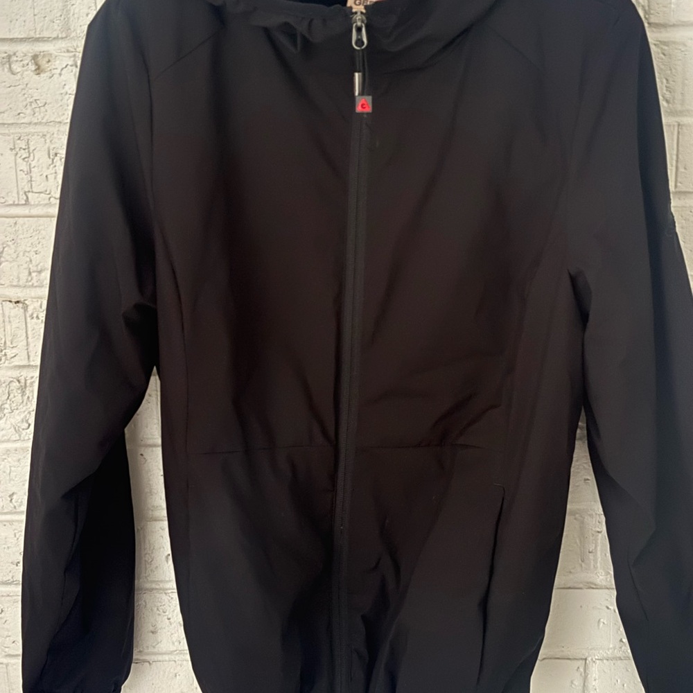 Gerry Weber Men's Black Hooded Windbreaker